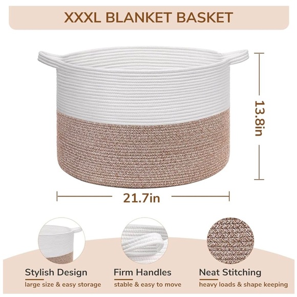 Cotton rope baskets -XXXL - Picture 2 of 4